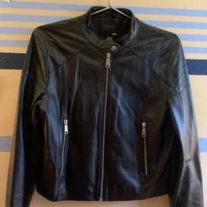 H&M Women’s leather biker jacket